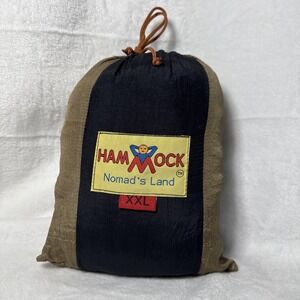 NEW!  Nomad Hammock  XXL 2 Person Lightweight Parachute Silk w Rope, Hooks & Bag